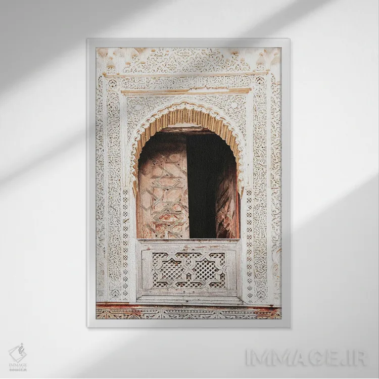 تابلو دکوراتیو مراکش اثر الکساندر ونانسیو - نمای قابدار سفید