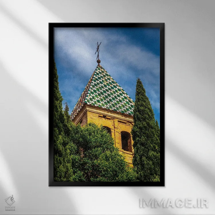 تابلو دکوراتیو Spain,شهر قدیمی تولدو، اسپانیا اثر الکساندر ونانسیو - نمای قابدار مشکی
