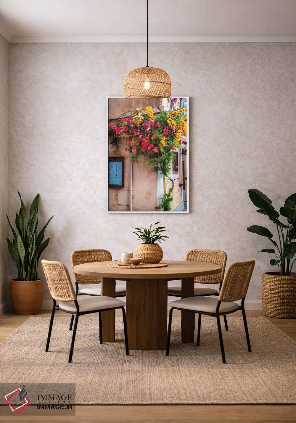 تابلو دکوراتیو Spain Flowers,گل های شهر تولدو، اسپانیا اثر الکساندر ونانسیو - D2W