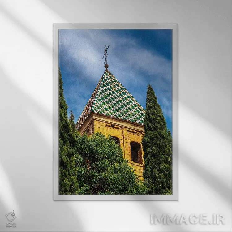 تابلو دکوراتیو Spain,شهر قدیمی تولدو، اسپانیا اثر الکساندر ونانسیو - نمای قابدار سفید