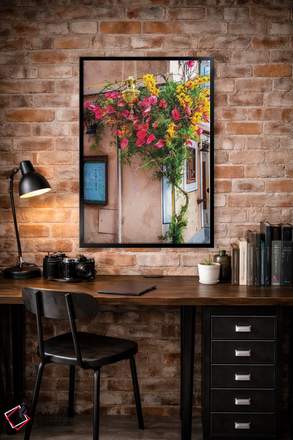 تابلو دکوراتیو Spain Flowers,گل های شهر تولدو، اسپانیا اثر الکساندر ونانسیو - D4B