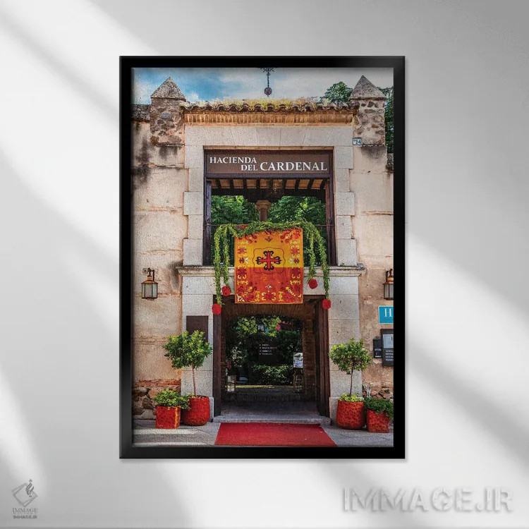تابلو دکوراتیو Spain,شهر قدیمی تولدو، اسپانیا اثر الکساندر ونانسیو - نمای قابدار مشکی