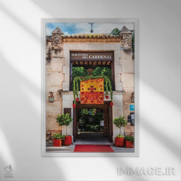 تابلو دکوراتیو Spain,شهر قدیمی تولدو، اسپانیا اثر الکساندر ونانسیو - نمای قابدار سفید