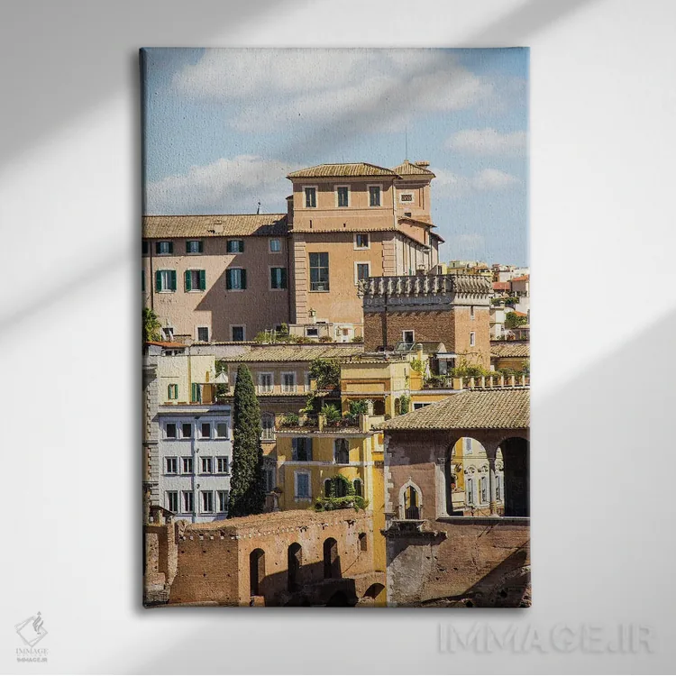تابلو دکوراتیو The Eternal City,رم، شهر ابدی اثر الکساندر ونانسیو - نمای روبهرو روی دیوار