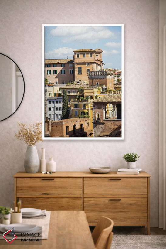 تابلو دکوراتیو The Eternal City,رم، شهر ابدی اثر الکساندر ونانسیو - D1W