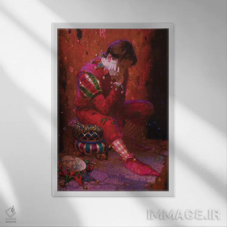 تابلو دکوراتیو پس از نمایش اثر ویکتور نیزوفتسف - نمای قابدار سفید