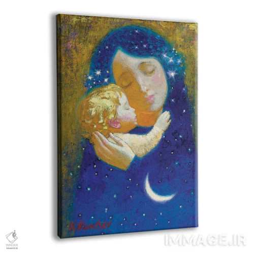تابلو دکوراتیو مادونا با کودک اثر ویکتور نیزوفتسف - نمای پرسپکتیو محصول