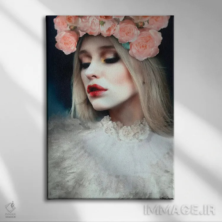 تابلو دکوراتیو آرامش ذهن اثر ویکتوریا آبسکیور - نمای روبهرو روی دیوار
