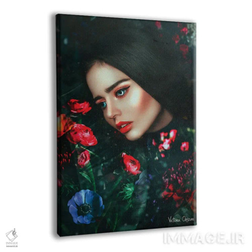 تابلو دکوراتیو زیبایی گل ها ۲ اثر ویکتوریا آبسکیور - نمای پرسپکتیو محصول