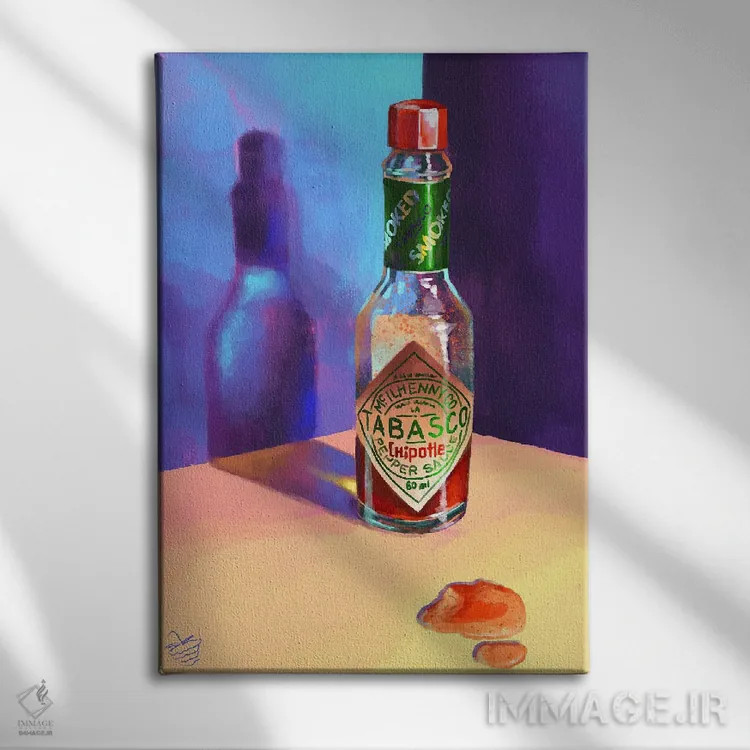 تابلو دکوراتیو سس تاباسکو اثر وری بری - نمای روبهرو روی دیوار