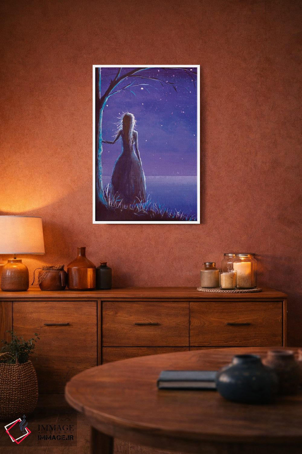تابلو دکوراتیو شاهزاده در حال آرزوی شبانه اثر والری ریباکوف - D2W