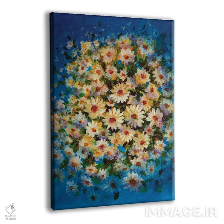 تابلو دکوراتیو چیدمان بابونه اثر والری ریباکوف - نمای پرسپکتیو محصول