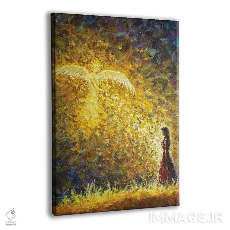 تابلو انتزاعی Angel Gabriel Comes To Mary To Tell Her She's Pregnant Wit… اثر والری ریباکوف - نمای پرسپکتیو محصول