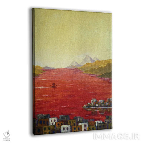 تابلو دکوراتیو بلایای مصر؛ تبدیل آب نیل به خون اثر والری ریباکوف - نمای پرسپکتیو محصول