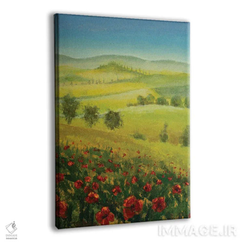 تابلو دکوراتیو صبح زود آفتابی در کنار رودخانه اثر والری ریباکوف - نمای پرسپکتیو محصول