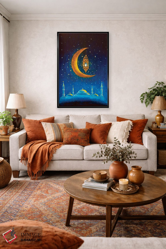 تابلو انتزاعی هنر رمضان کریم اثر والری ریباکوف - D3B