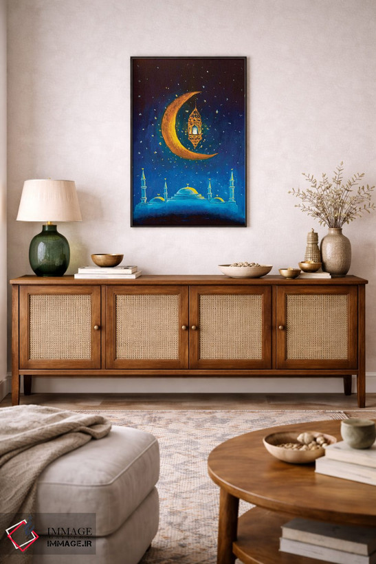 تابلو انتزاعی هنر رمضان کریم اثر والری ریباکوف - D4B
