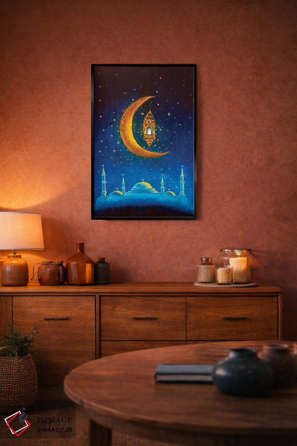تابلو انتزاعی هنر رمضان کریم اثر والری ریباکوف - D5B