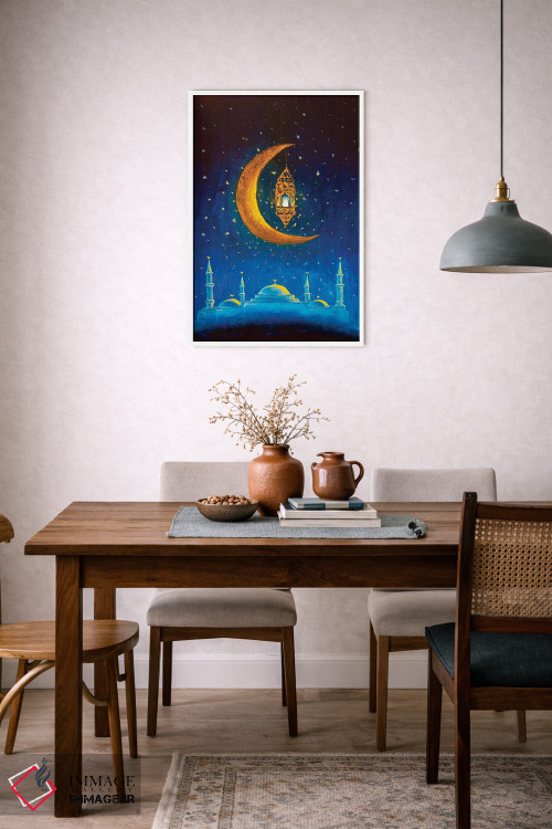 تابلو انتزاعی هنر رمضان کریم اثر والری ریباکوف - D6W