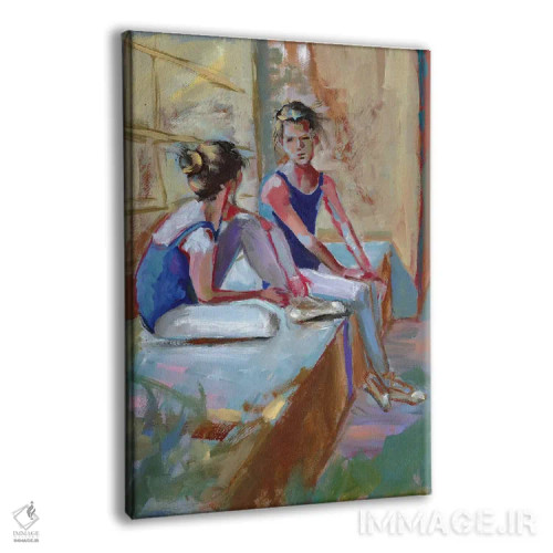 تابلو دکوراتیو ستارگان آینده باله اثر ویتا شاگن - نمای پرسپکتیو محصول