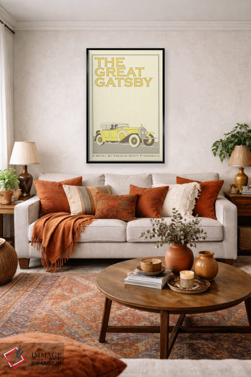 تابلو مینیمال گتسبی بزرگ اثر کلودیا وروسو - D5B