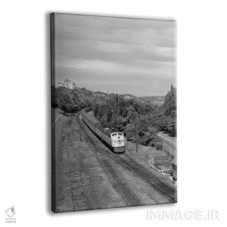 تابلو دکوراتیو نمای بالای لوکوموتیو دیزلی مسافری با کابین جلوی ایروباورامی… اثر تصاویر وینتج - نمای پرسپکتیو محصول