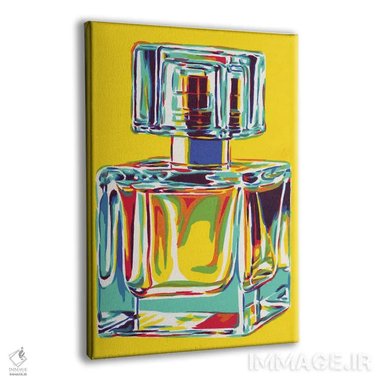 تابلو دکوراتیو بطری عطر اثر ویتالـی کوماروف - نمای پرسپکتیو محصول