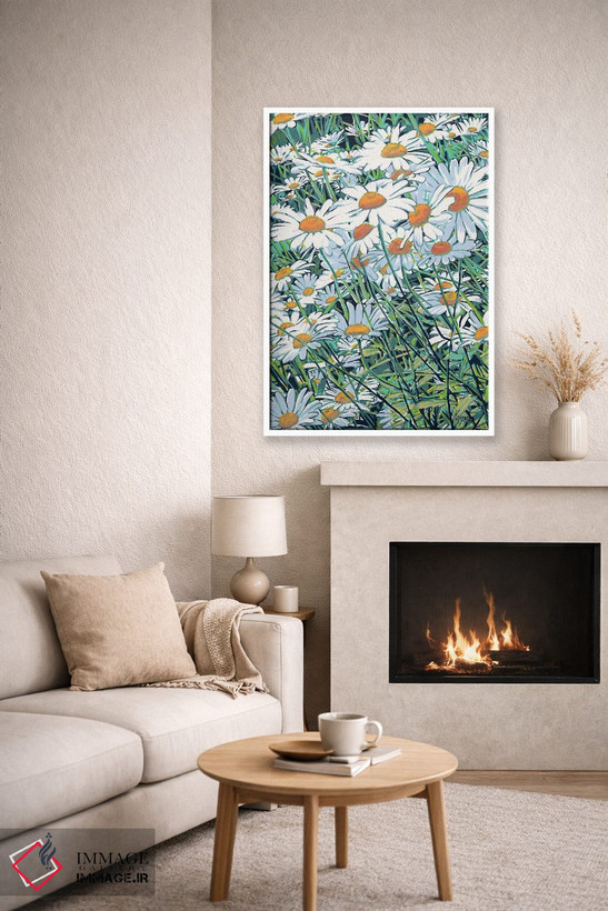 تابلو دکوراتیو مزرعه گل های مروارید معمولی اثر ویتالـی کوماروف - D5W