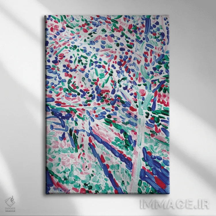 تابلو دکوراتیو باغ گیلاس اثر ویتالـی کوماروف - نمای روبهرو روی دیوار