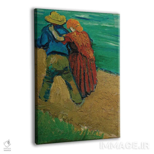 تابلو کلاسیک دو عاشق، ۱۸۸۸ اثر ونسان ون گوگ - نمای پرسپکتیو محصول
