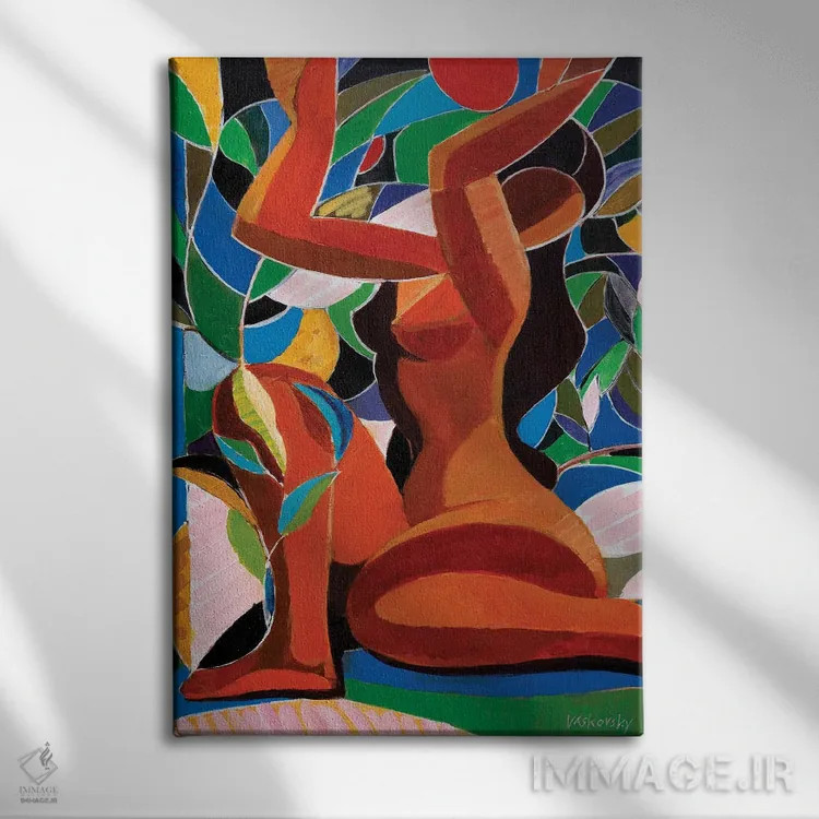 تابلو دکوراتیو دریاد اثر وادیم واسکوفسکی - نمای روبهرو روی دیوار
