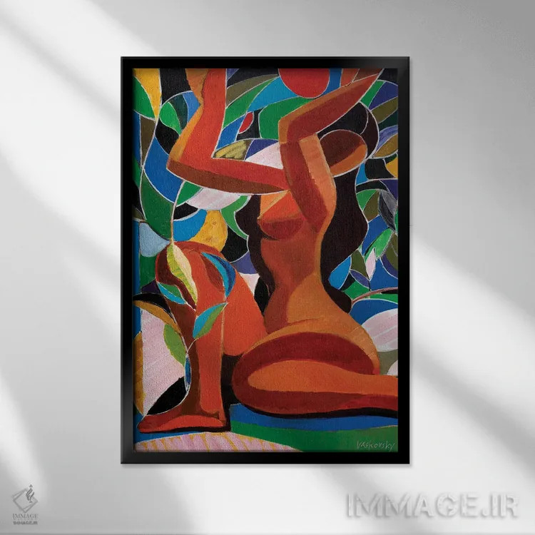 تابلو دکوراتیو دریاد اثر وادیم واسکوفسکی - نمای قابدار مشکی