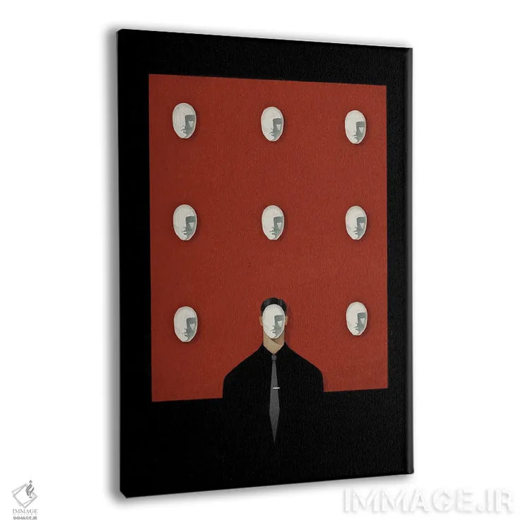 تابلو مدرن تایید اجتماعی تیره اثر والریا سیمانتوفسکایا - نمای پرسپکتیو محصول