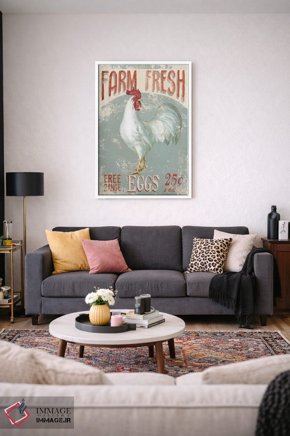تابلو مدرن نوستالژی مزرعه ۳ اثر دان هوی نای - D3W