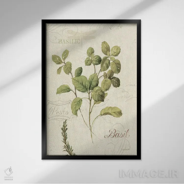 تابلو دکوراتیو معطر III اثر لیزا آدیت - نمای قابدار مشکی