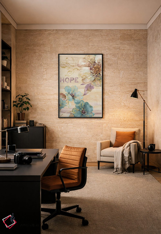 تابلو دکوراتیو مرمر طبیعت ادویه دار VI اثر لیزا آدیت - D6B