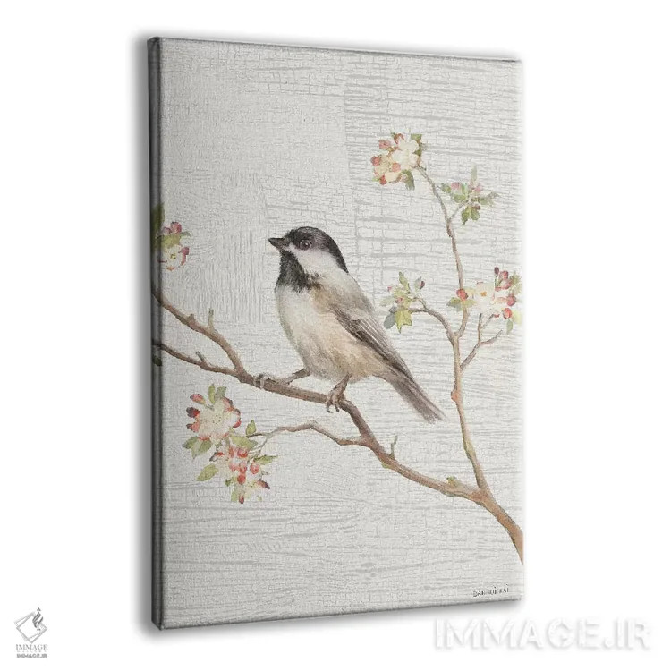 تابلو دکوراتیو Vintage,چرخ ریسک سرسیاه کلاسیک اثر دان هوی نای - نمای پرسپکتیو محصول