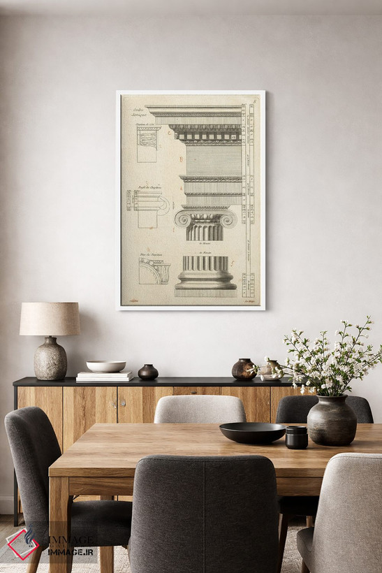 تابلو مینیمال طرح معماری ۲ اثر پورتفولیوی وایلد اپل - D3W