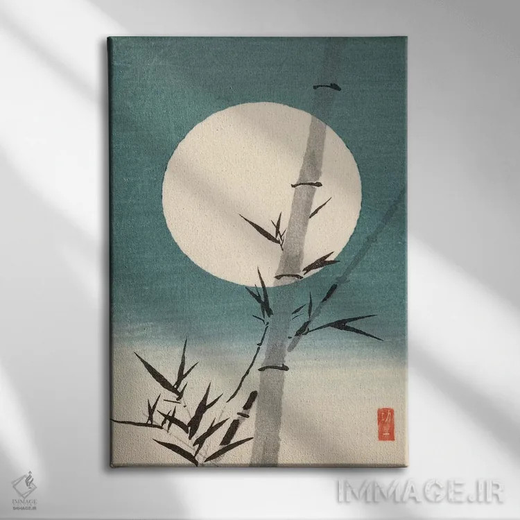 تابلو دکوراتیو ژاپن نماباور ۶ - نمای روبهرو روی دیوار