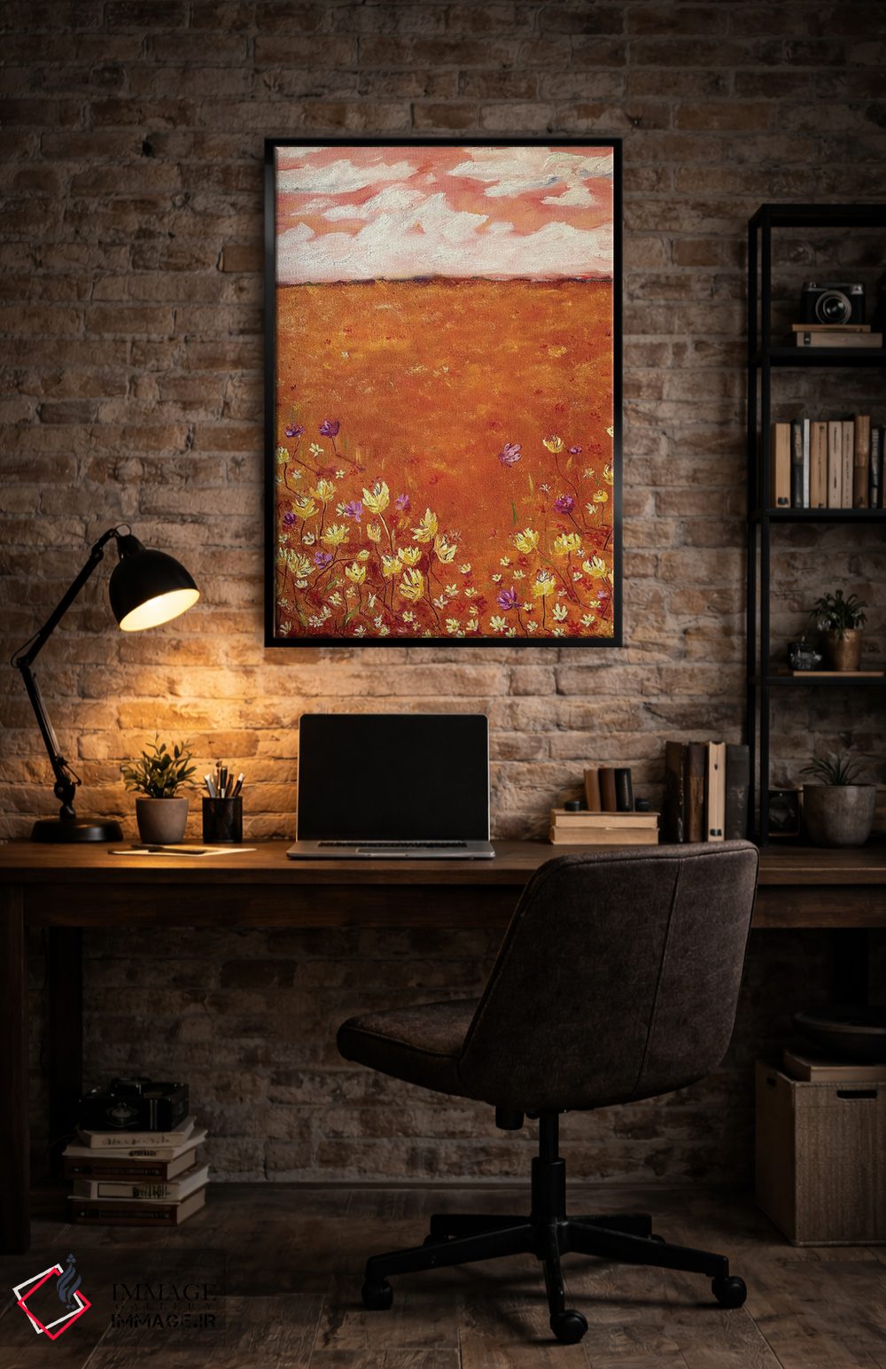 تابلو دکوراتیو باغ بیابانی اثر وندی باچه - D6B