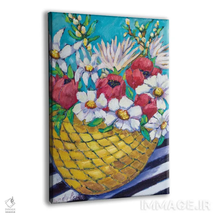 تابلو دکوراتیو گرمای بهاری اثر وندی باچه - نمای پرسپکتیو محصول