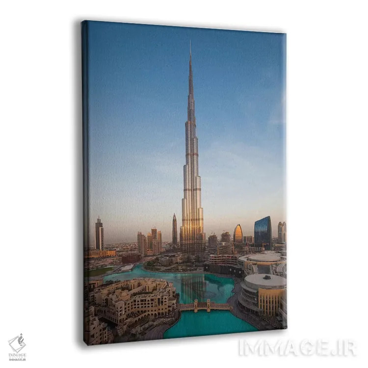 تابلو دکوراتیو Downtown Dubai. Cityscape with Burj Khalifa.,امارات، مرکز… اثر والتر بیبیکوف - نمای پرسپکتیو محصول