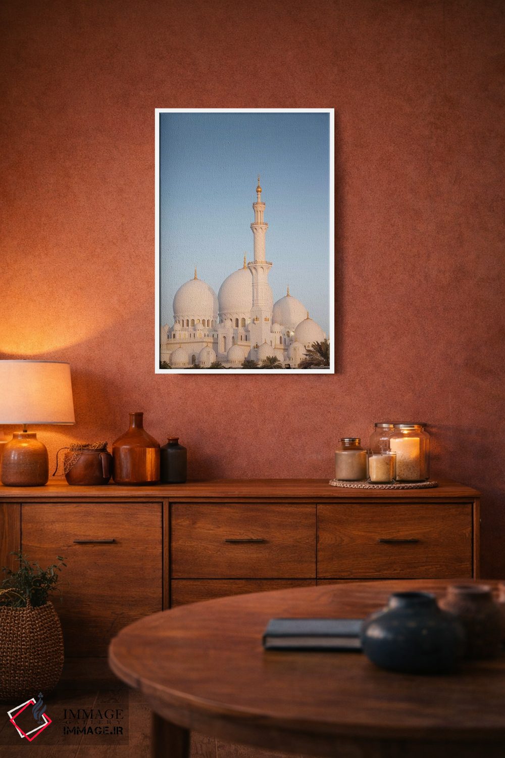 تابلو دکوراتیو Abu Dhabi. Sheikh Zayed bin Sultan Mosque I,امارات، ابوظب… اثر والتر بیبیکوف - D3W