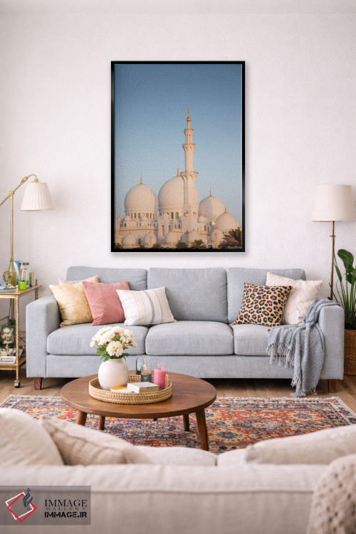 تابلو دکوراتیو Abu Dhabi. Sheikh Zayed bin Sultan Mosque I,امارات، ابوظب… اثر والتر بیبیکوف - D1B