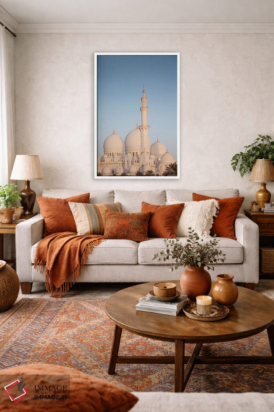 تابلو دکوراتیو Abu Dhabi. Sheikh Zayed bin Sultan Mosque I,امارات، ابوظب… اثر والتر بیبیکوف - D2W