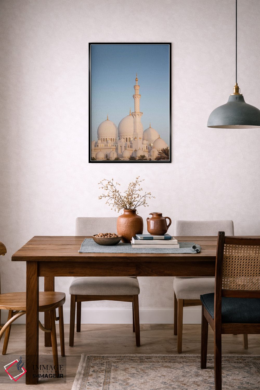 تابلو دکوراتیو Abu Dhabi. Sheikh Zayed bin Sultan Mosque I,امارات، ابوظب… اثر والتر بیبیکوف - D5B
