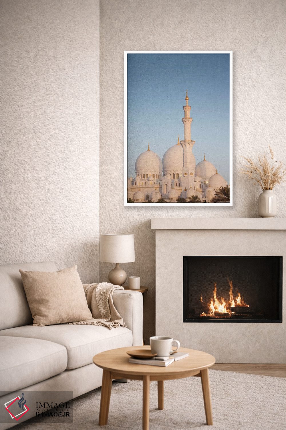 تابلو دکوراتیو Abu Dhabi. Sheikh Zayed bin Sultan Mosque I,امارات، ابوظب… اثر والتر بیبیکوف - D4W