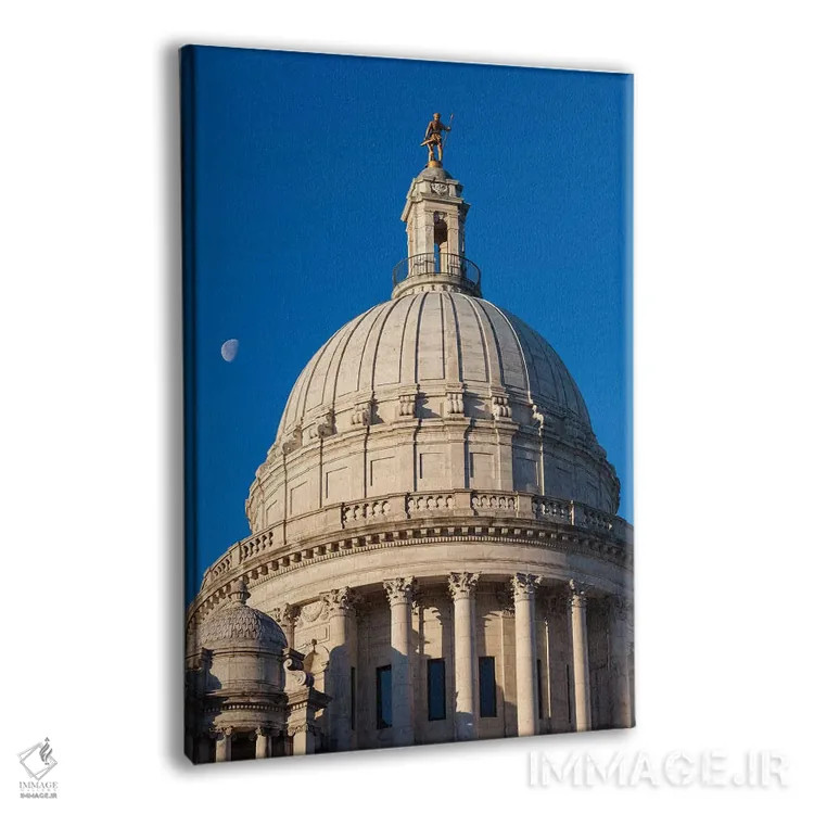 تابلو دکوراتیو Rhode Island, Providence, Rhode Island State House,آمریکا… اثر والتر بیبیکوف - نمای پرسپکتیو محصول