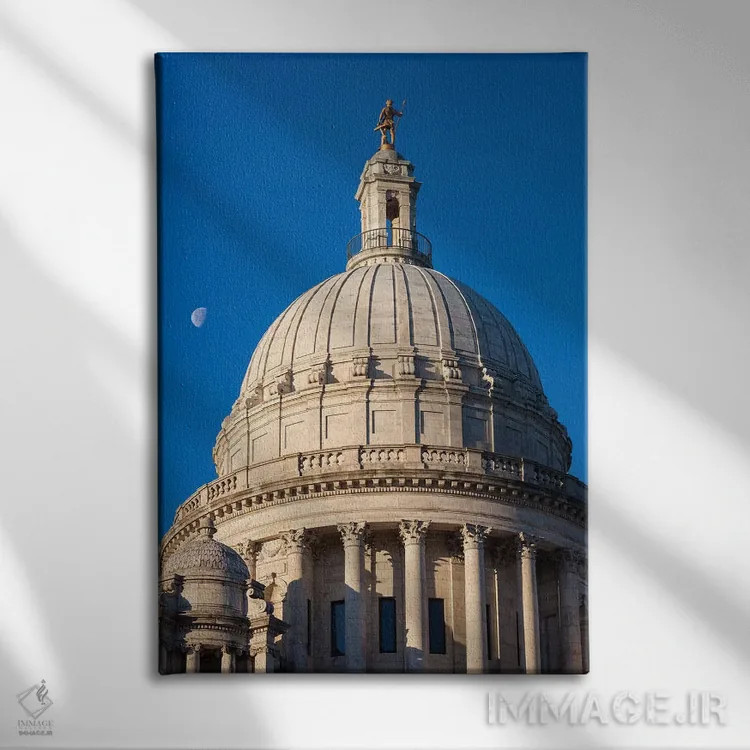 تابلو دکوراتیو Rhode Island, Providence, Rhode Island State House,آمریکا… اثر والتر بیبیکوف - نمای روبهرو روی دیوار