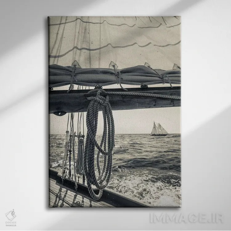 تابلو دکوراتیو Massachusetts, Cape Ann, Gloucester, schooner sailing shi… اثر والتر بیبیکوف - نمای روبهرو روی دیوار